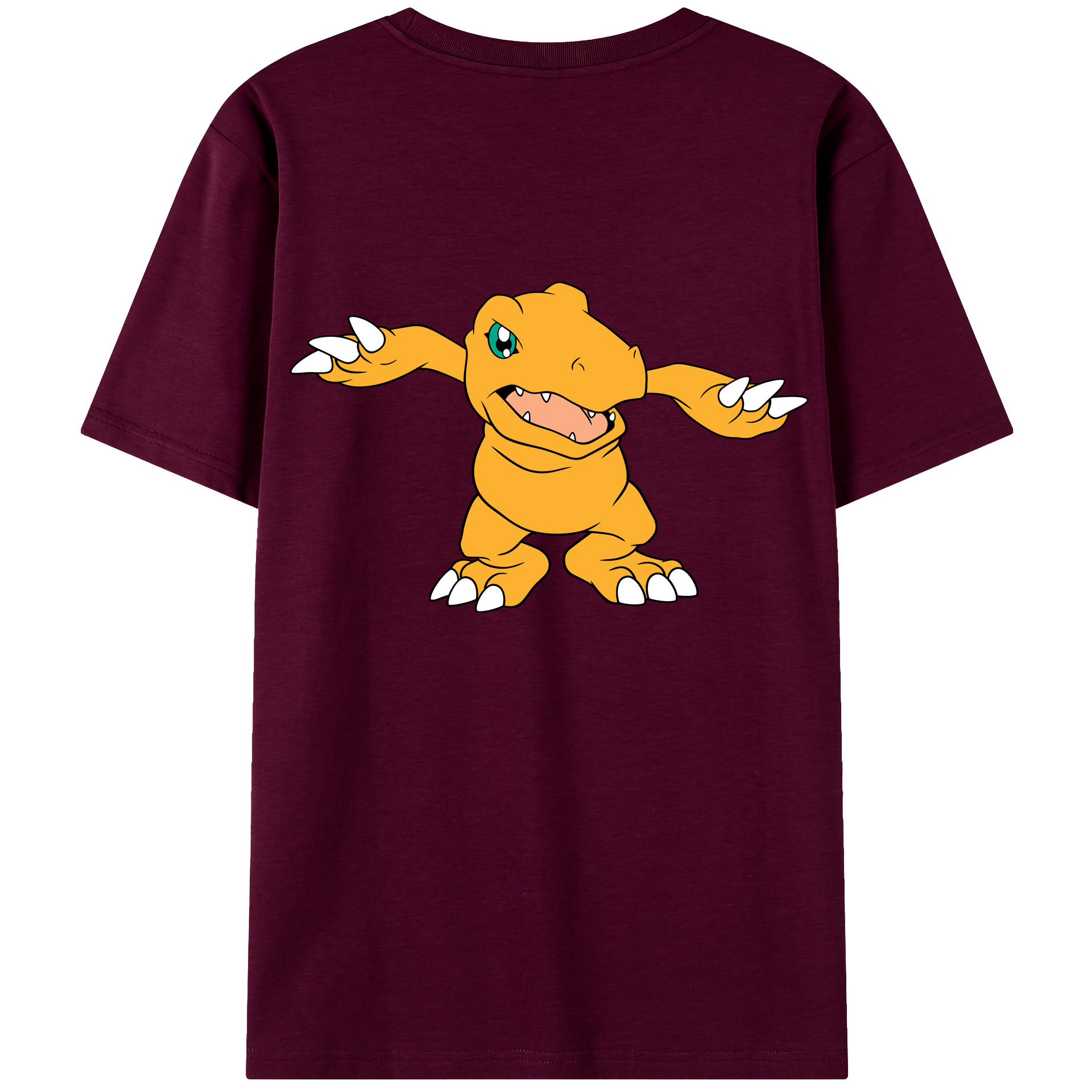 （画像用） Digimon デジタルモンスター/デジモン レディース半袖Tシャツ(バックプリント)